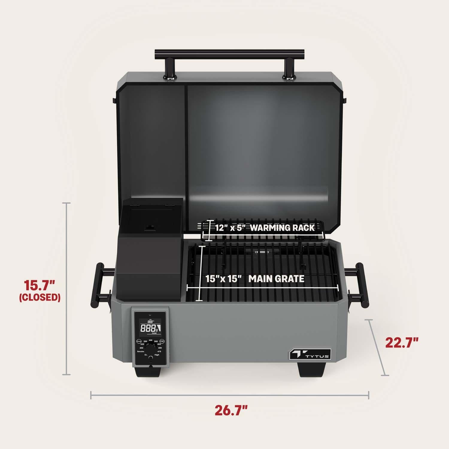 TYTUS Emberwood Portable Pellet Smoker - TDT-GHS-SMOK - Image 3