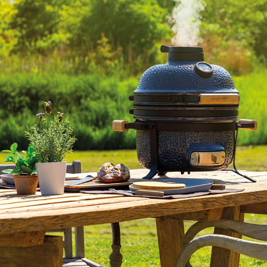 BergHOFF 16 Inch Ceramic BBQ & Oven Bluestone Gray - 2415706 - Image 1