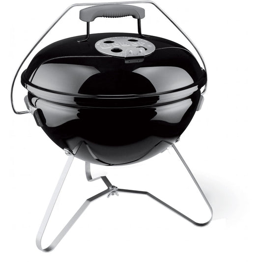 Weber Smokey Joe Premium 14-Inch Portable Charcoal Grill - Black - 40020 - Image 1