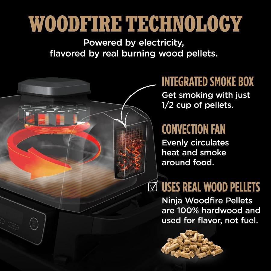 Ninja Woodfire Grill - Charcoal - OG701 - Image 8