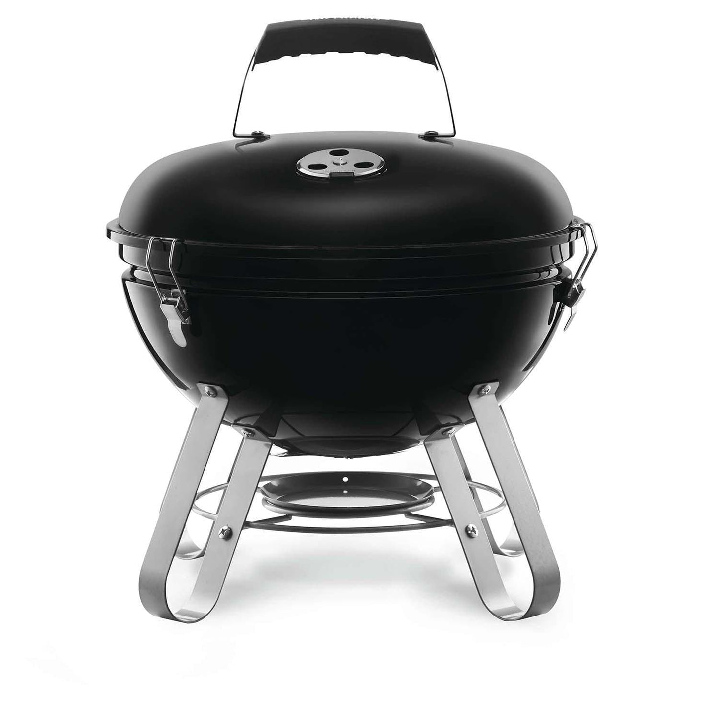 Napoleon 14 Inch Portable Charcoal Kettle Grill - Black - NK14K-LEG-3 - Image 1