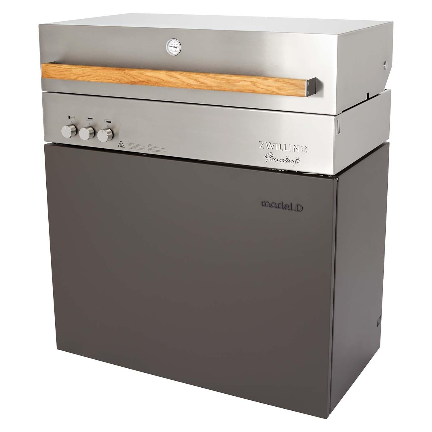 Flammkraft Model D Natural Gas Grill - Deep Umbra - 1030973 - Image 2