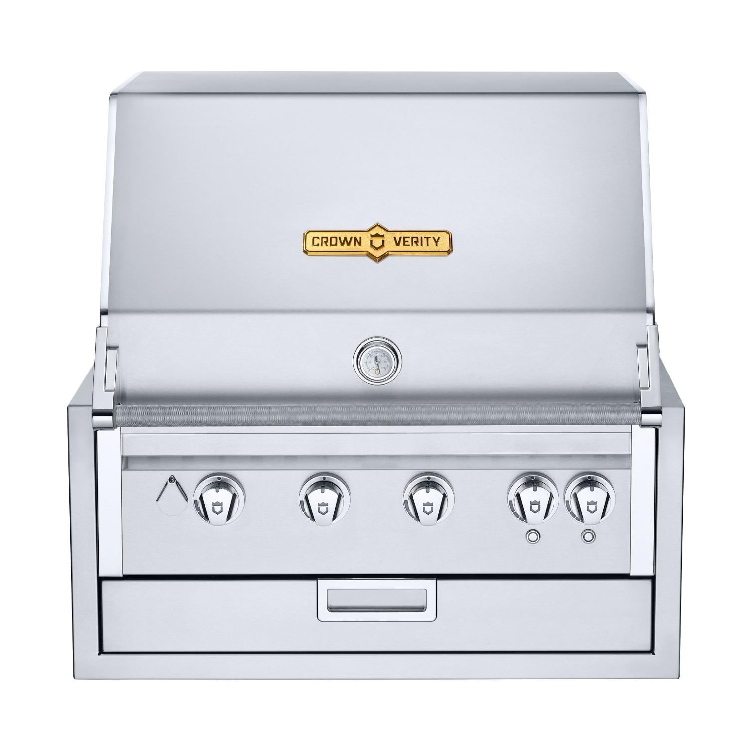Crown Verity Infinite Series 30-Inch Built-In Propane Gas Grill W/ Lights - IBI30LP-LT - Image 1
