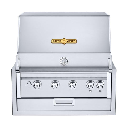 Crown Verity Infinite Series 30-Inch Built-In Natural Gas Grill W/ Lights - IBI30NG-LT - Image 1