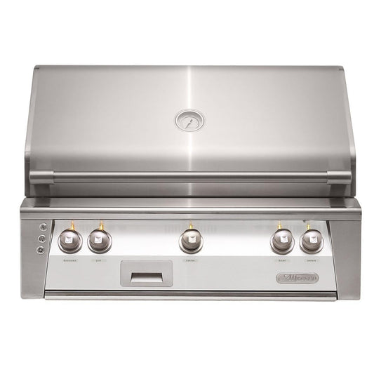 Alfresco ALXE 36-Inch Built-In Natural Gas Grill With Sear Zone And Rotisserie in Signal White Gloss - ALXE-36SZ-NG-S9003 - Image 1