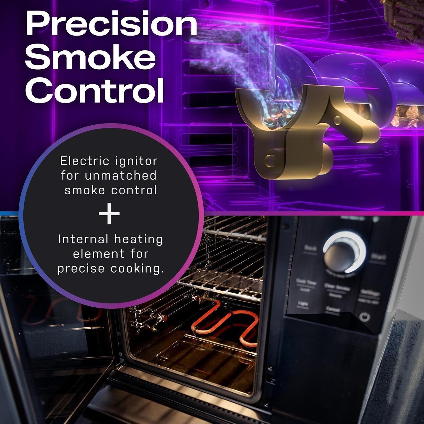 GE Profile Smart Indoor Smoker - P9SBAAS6VBB - Image 4