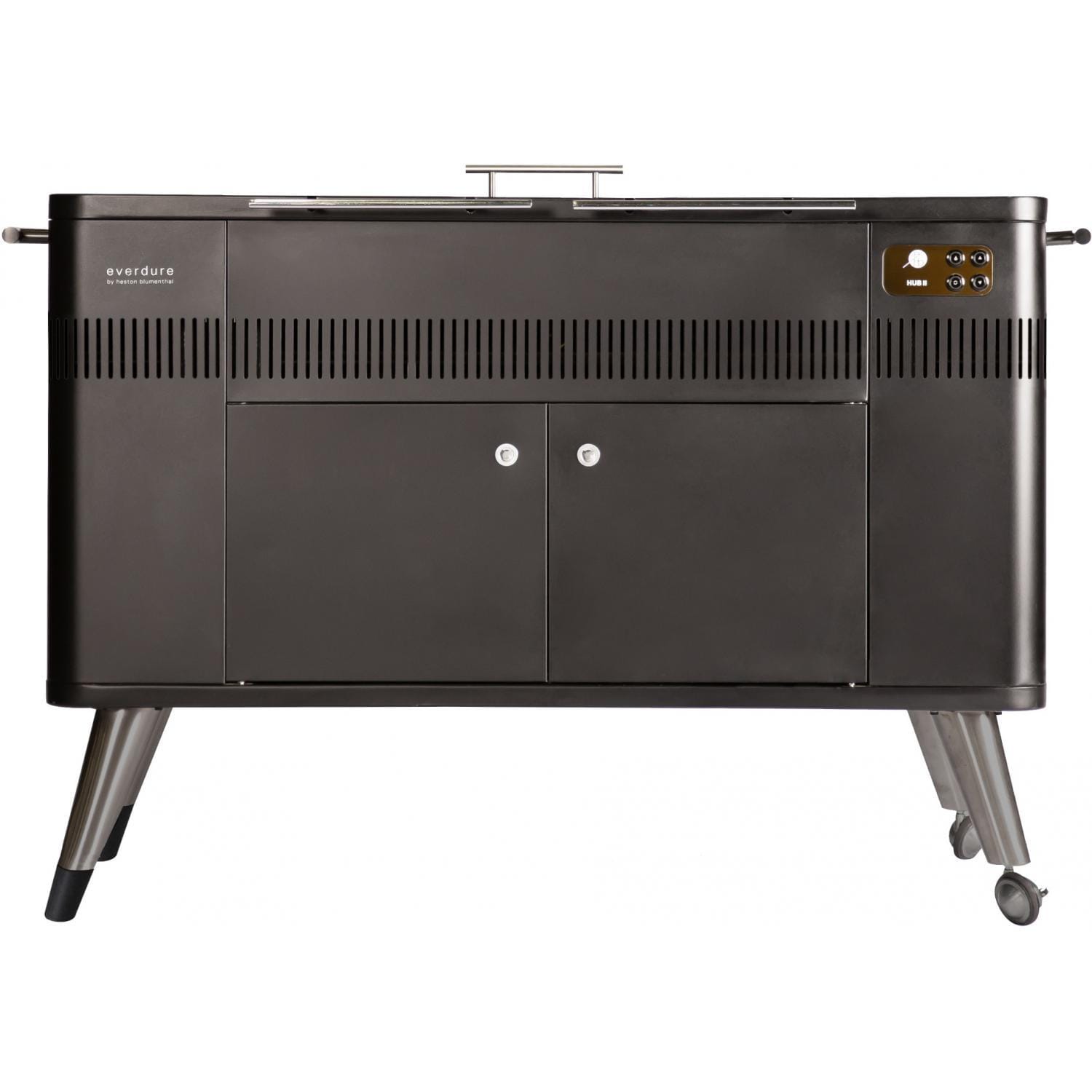 Everdure HUB II 54-Inch Charcoal Grill With Rotisserie & Electronic Ignition - HBCE3BUS - Image 9