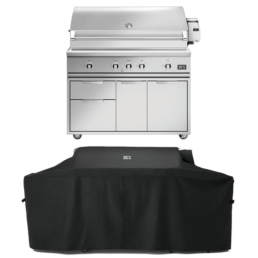 DCS Series 9 48-in Natural Gas Grill w/ Rotisserie, Cart, & Grill Cover - Image 1