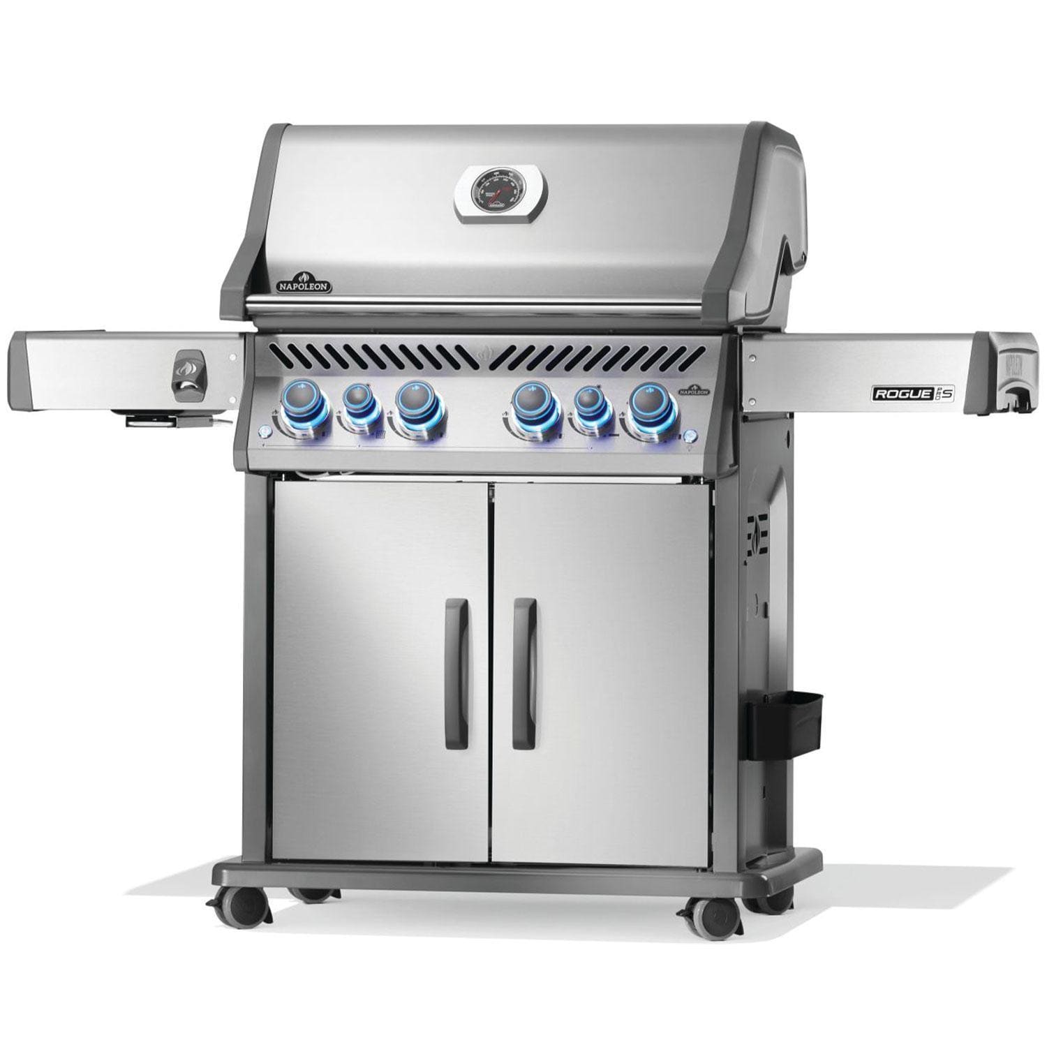 Napoleon Rogue PRO-S 525 4-Burner Propane Grill w/ Side Burner & SafetyGlow - RPS525RSIBPSS-2 - Image 9