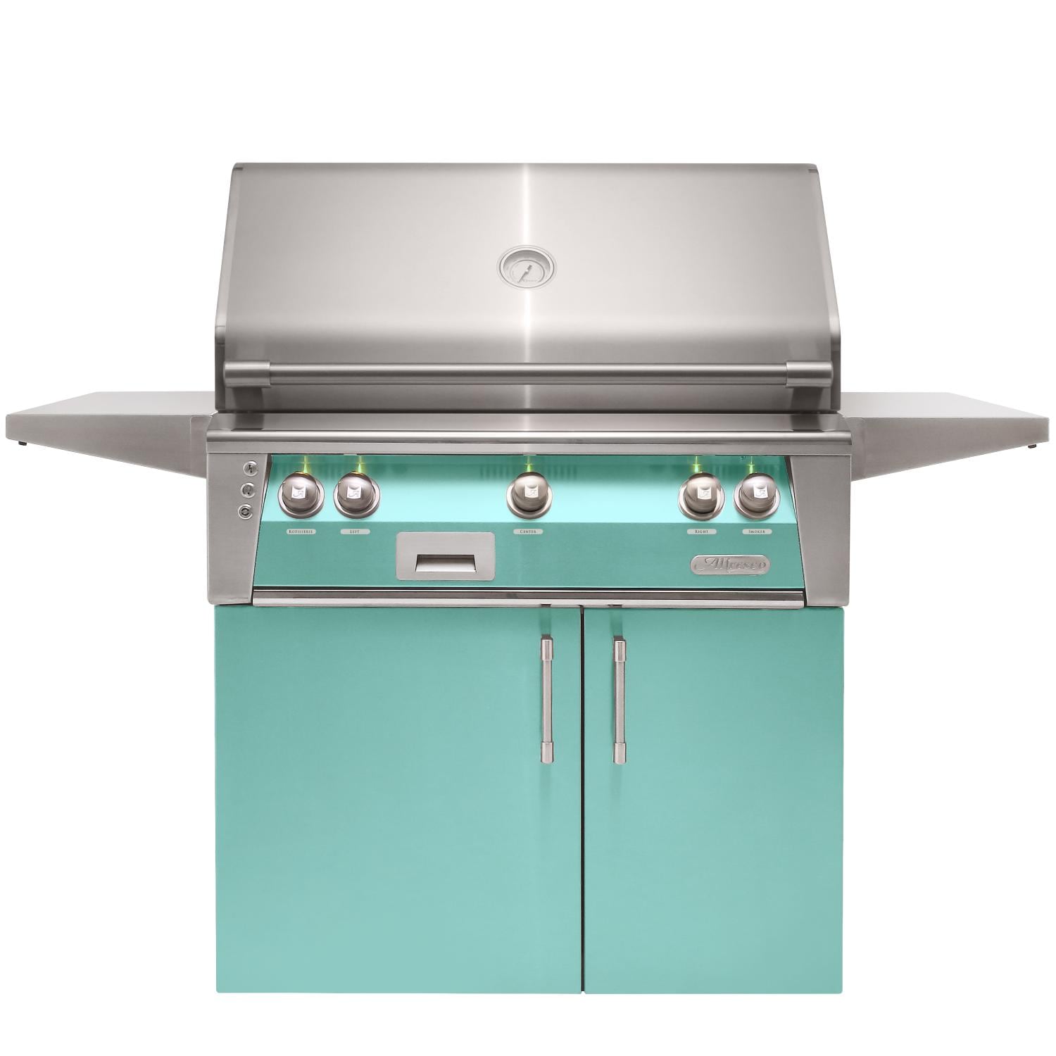 Alfresco ALXE 36-Inch  Propane Grill With Sear Zone And Rotisserie - Light Green - ALXE-36SZC-LP-S6027 - Image 1