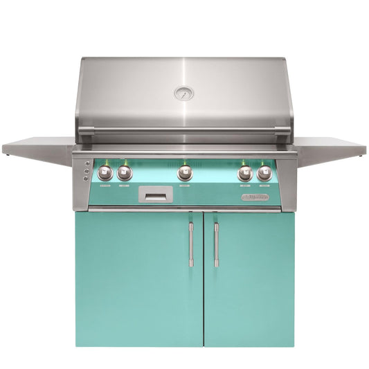 Alfresco ALXE 36-Inch  Propane Grill With Sear Zone And Rotisserie - Light Green - ALXE-36SZC-LP-S6027 - Image 1