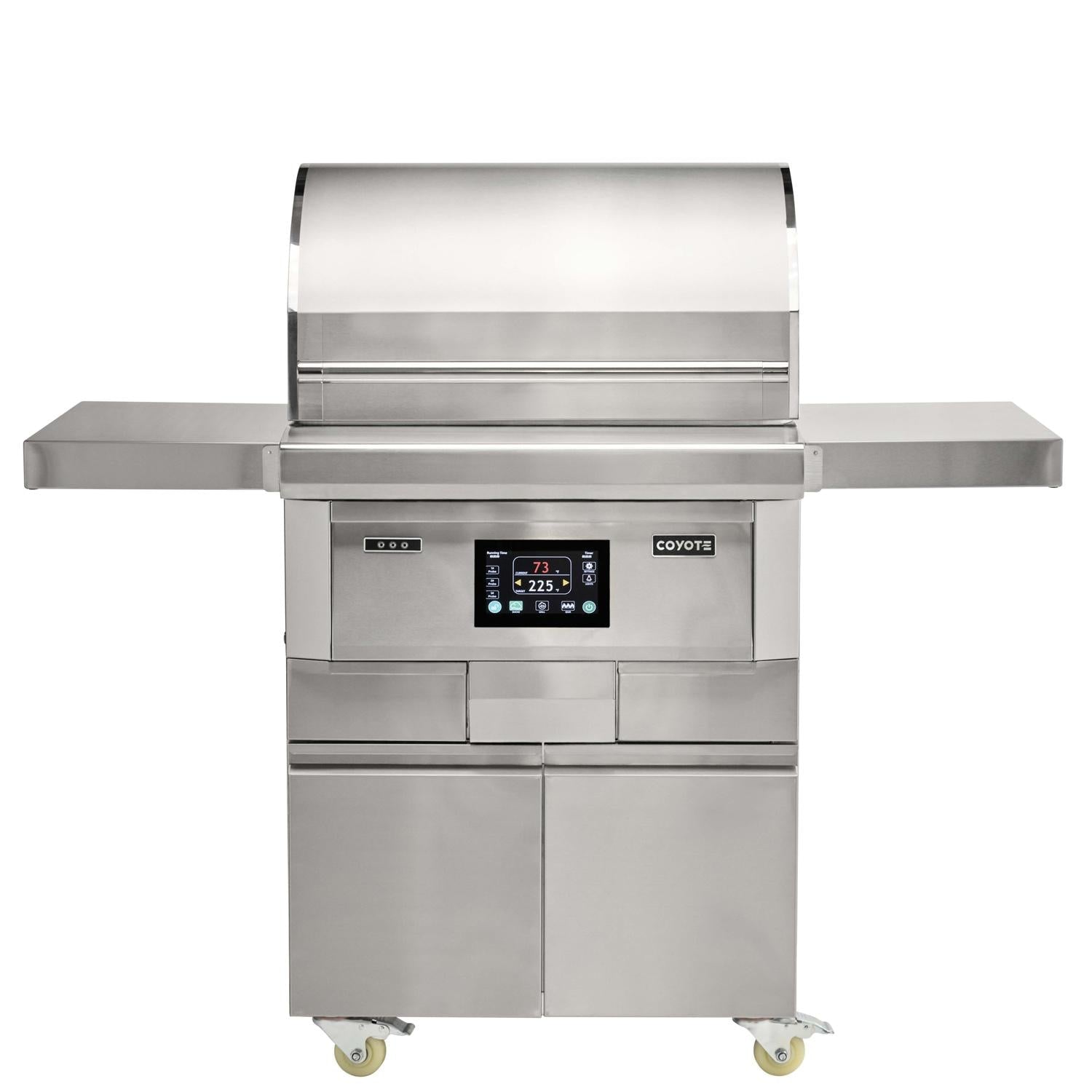 Coyote 28 Inch Freestanding Pellet Grill - C2P28-FS - Image 1