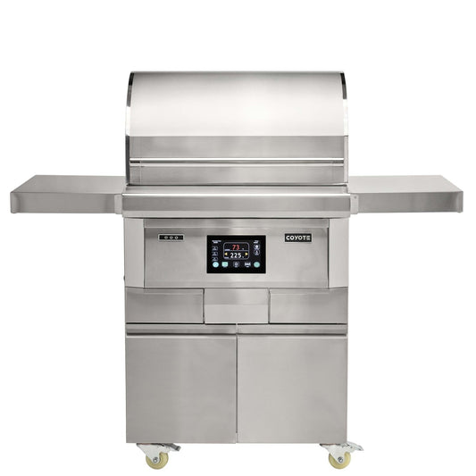 Coyote 28 Inch Freestanding Pellet Grill - C2P28-FS - Image 1