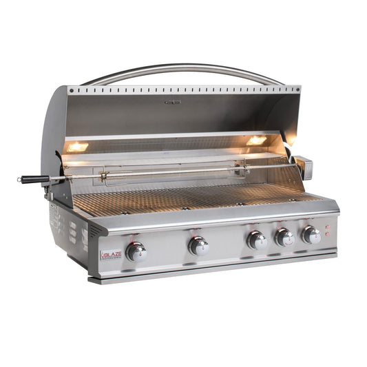 Blaze Professional LUX 44-Inch 4-Burner Built-In Propane Gas Grill w/ Rear Infrared Burner - BLZ-4PRO-LP - Image 1