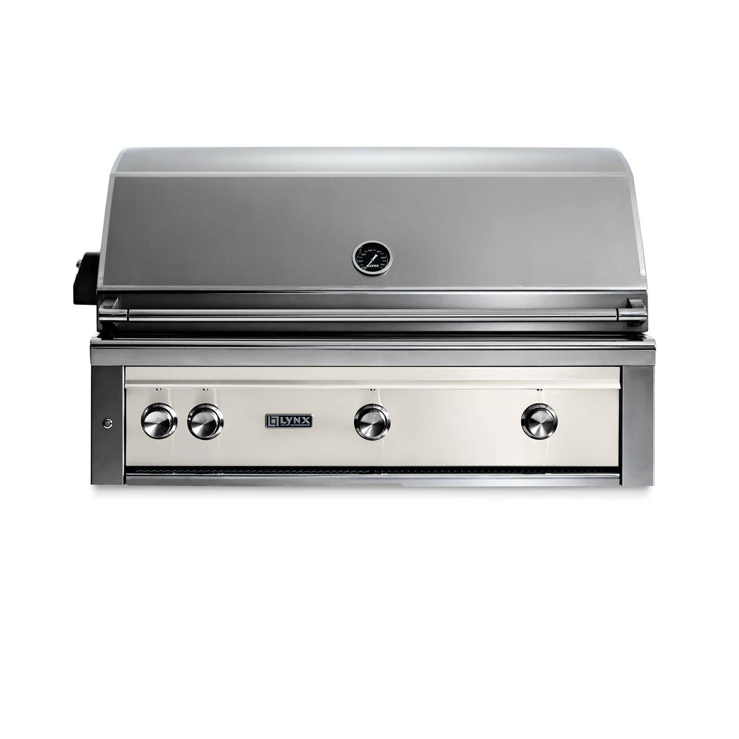 Lynx Professional 42 Inch Built-In Natural Gas Grill w/ Rotisserie in Glacier - L42R-3-GLNG - Image 1
