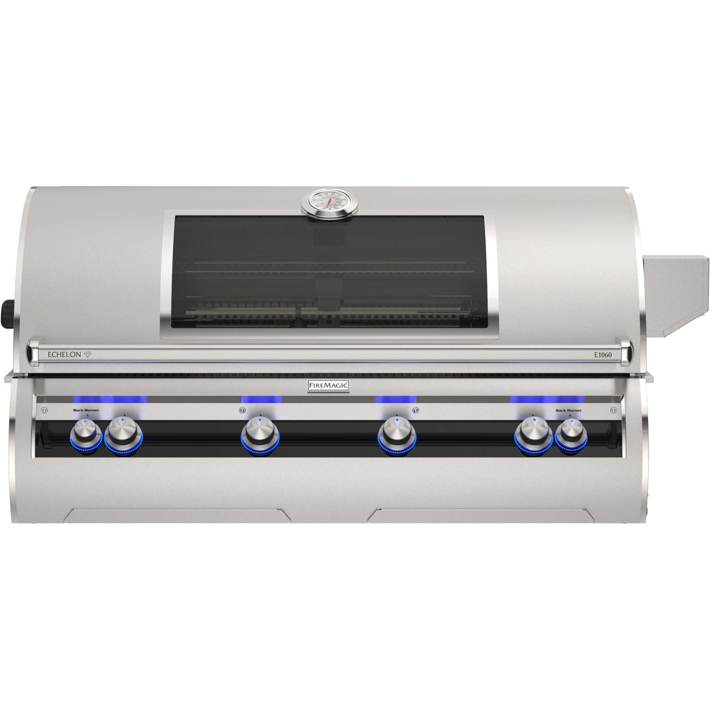 Fire Magic Echelon Diamond E1060i 48-Inch Built-In Propane Grill w/ Rotisserie, Left Side Infrared Burner, Magic Window & Analog Thermometer - E1060I-9LAP-W - Image 1