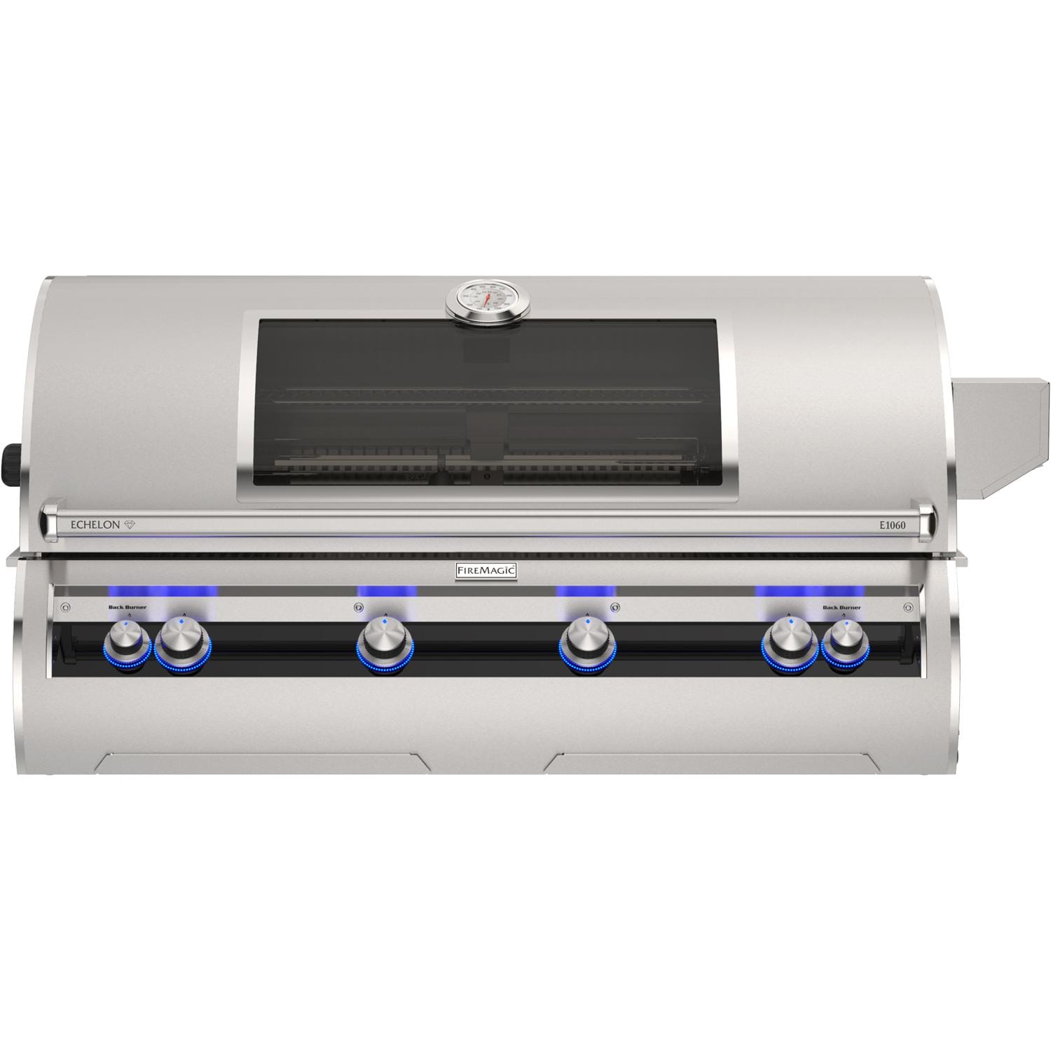 Fire Magic Echelon Diamond E1060i 48-Inch Built-In Propane Grill w/ Rotisserie, Left Side Infrared Burner, Magic Window & Analog Thermometer - E1060I-9LAP-W - Image 1