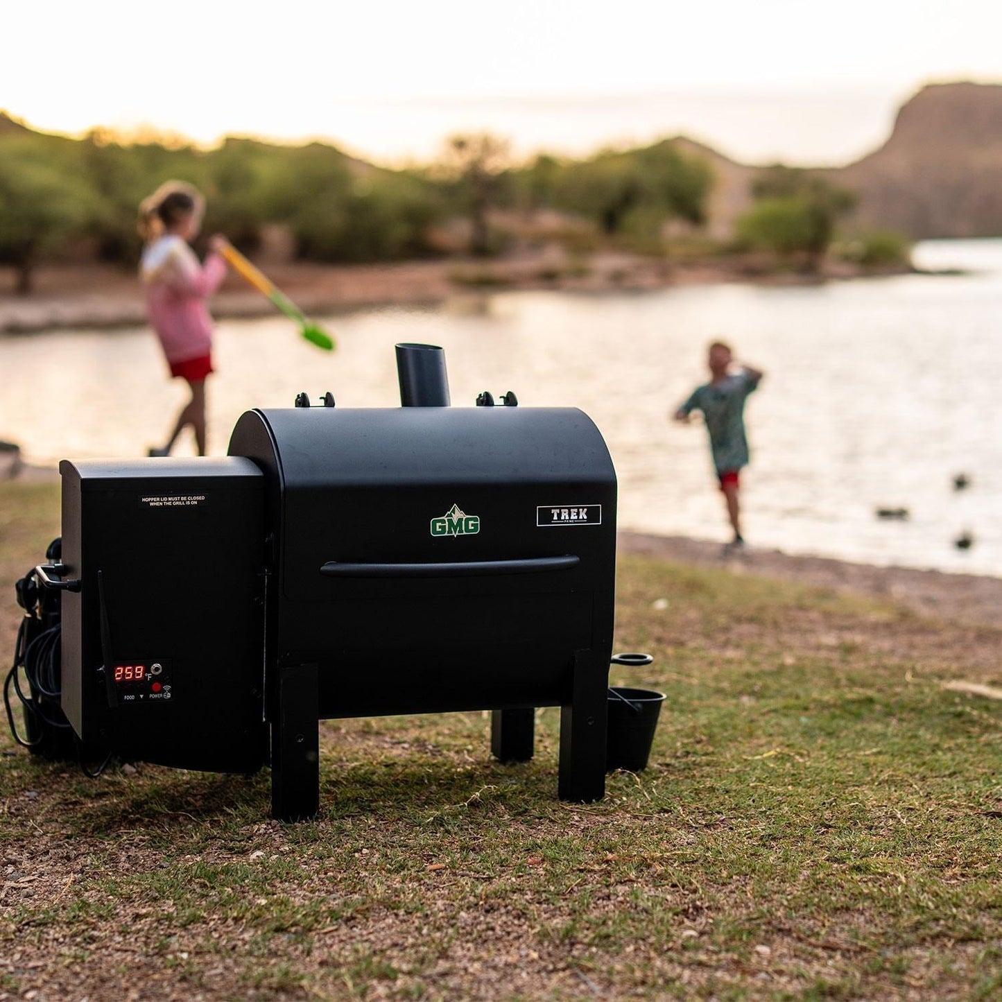 Green Mountain Grills Trek Prime 2.0 WiFi Pellet Grill With Cover - Image 2