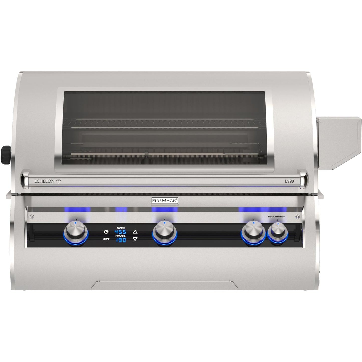 Fire Magic Echelon Diamond E790i 36-Inch Built-In Natural Gas Grill w/ Rotisserie, Magic Window & Digital Thermometer - E790I-9L1N-W - Image 1