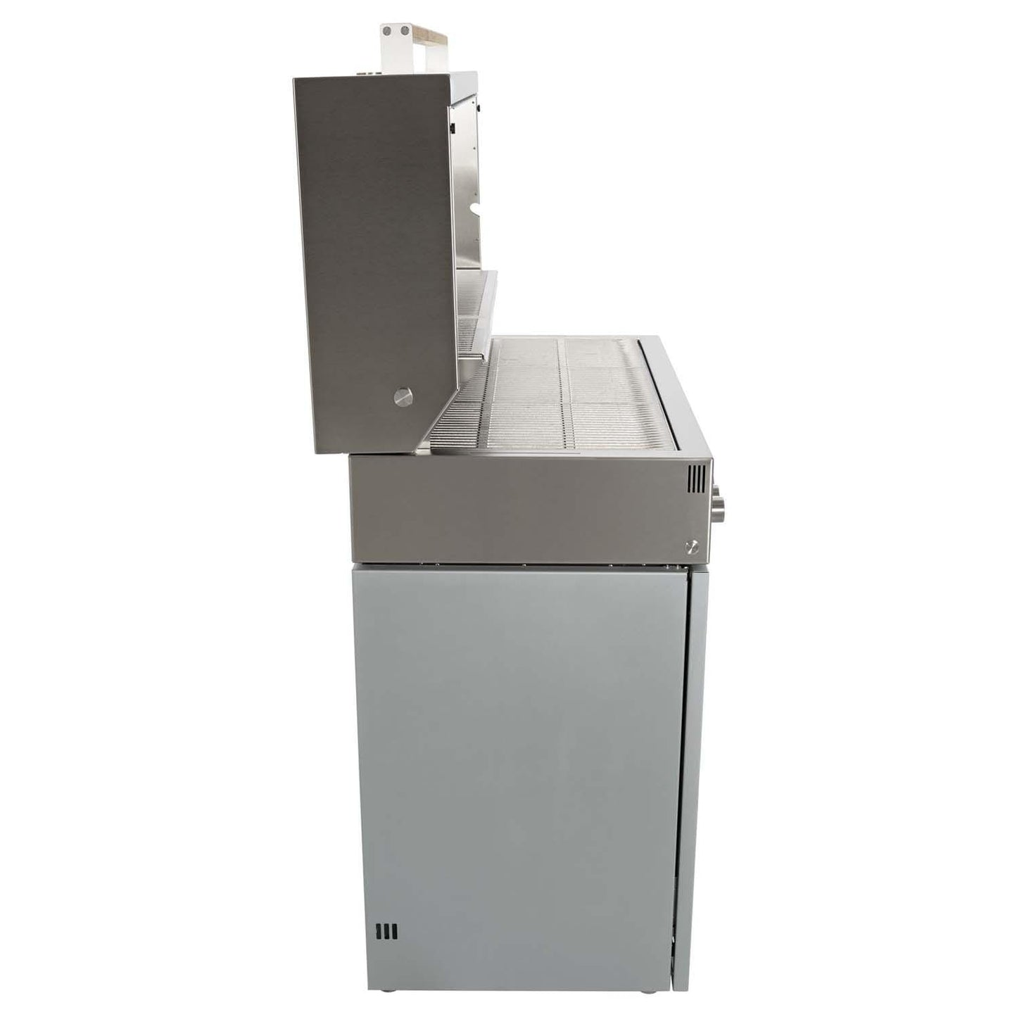 Flammkraft Model D Freestanding Grill & Model M Prep Center Module - Light Grey - 1029485