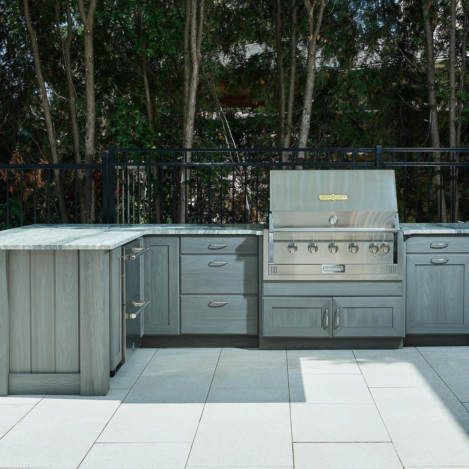 Crown Verity Infinite Series 36-Inch Built-In Natural Gas Grill W/ Lights - IBI36NG-LT - Image 15