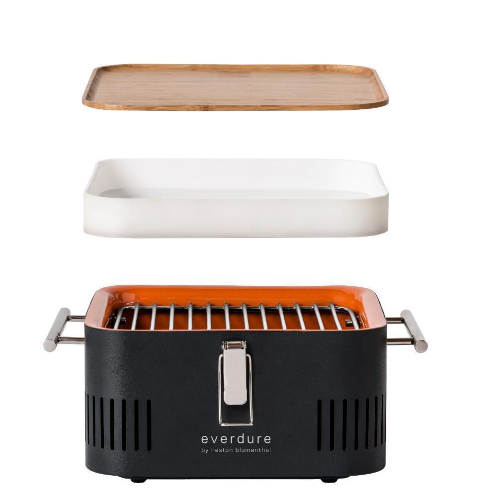 Everdure CUBE 17-Inch Portable Charcoal Grill - Graphite - HBCUBEGUS - Image 4