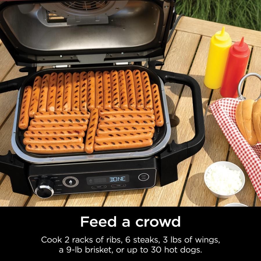Ninja Woodfire Grill - Red - OG701RD - Image 8