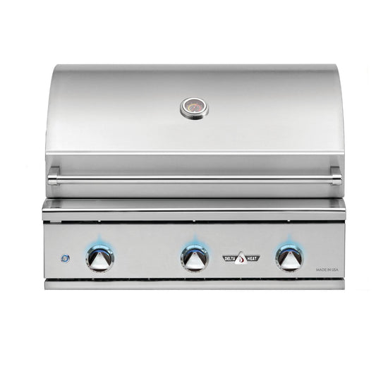 Delta Heat 32-Inch 3-Burner Built-In Natural Gas Grill - DHBQ32G-DN - Image 1