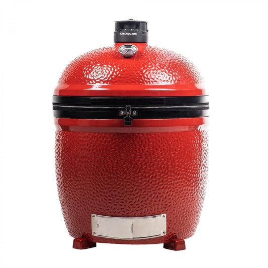 Kamado Joe Big Joe III 24-inch Standalone Charcoal Grill in Red,  Grill Gripper, and Ash Tool - KJ15040821 - Image 1