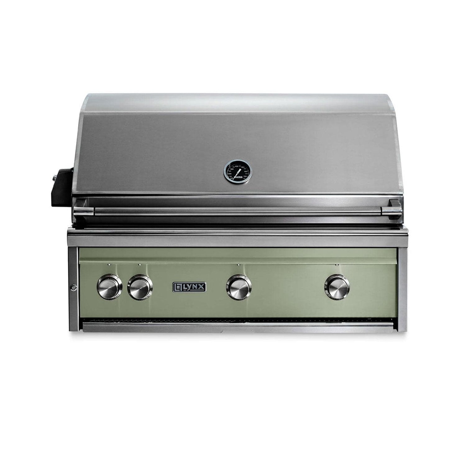 Lynx Professional 36 Inch Built-In All Infrared Trident Propane Grill w/ Rotisserie in Desert Sage - L36ATR-DSLP - Image 1