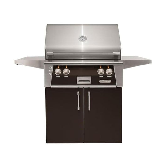 Alfresco ALXE 30-Inch Freestanding Natural Gas Grill With Sear Zone And Rotisserie in Jet Black Matte - ALXE-30SZC-NG-SM9005 - Image 1