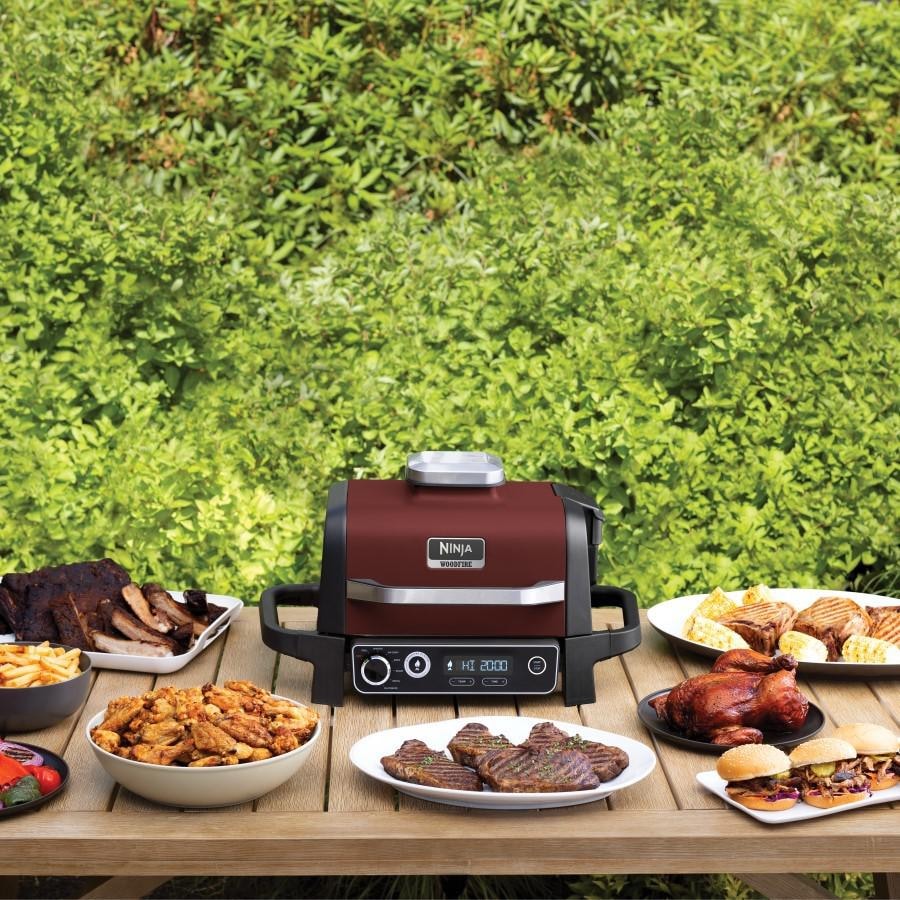 Ninja Woodfire Grill - Red - OG701RD - Image 2