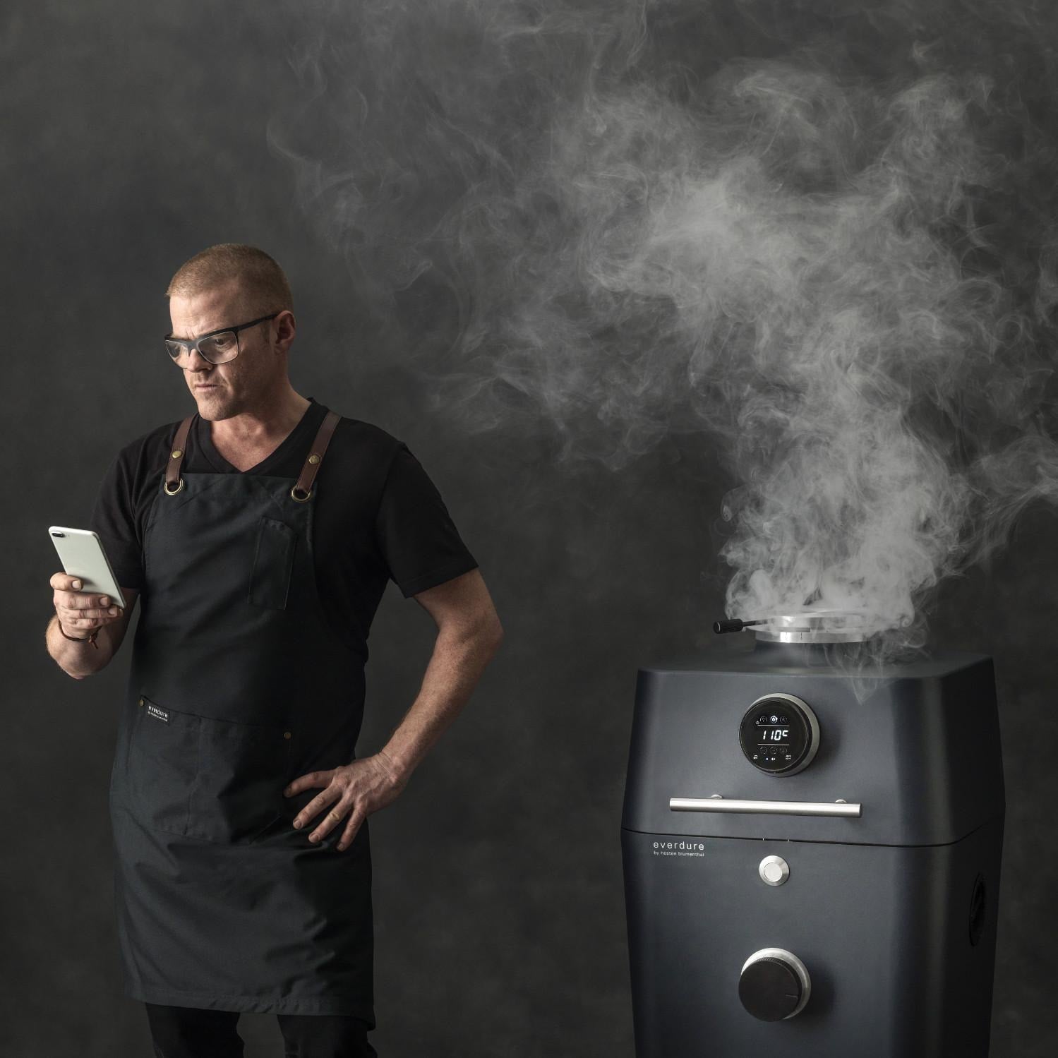 Everdure 4K 21-Inch Charcoal Grill & Smoker - Graphite - HBCE4KGUS - Image 7