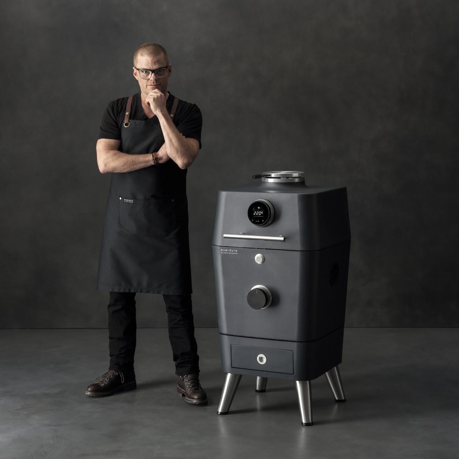 Everdure 4K 21-Inch Charcoal Grill & Smoker - Graphite - HBCE4KGUS - Image 3