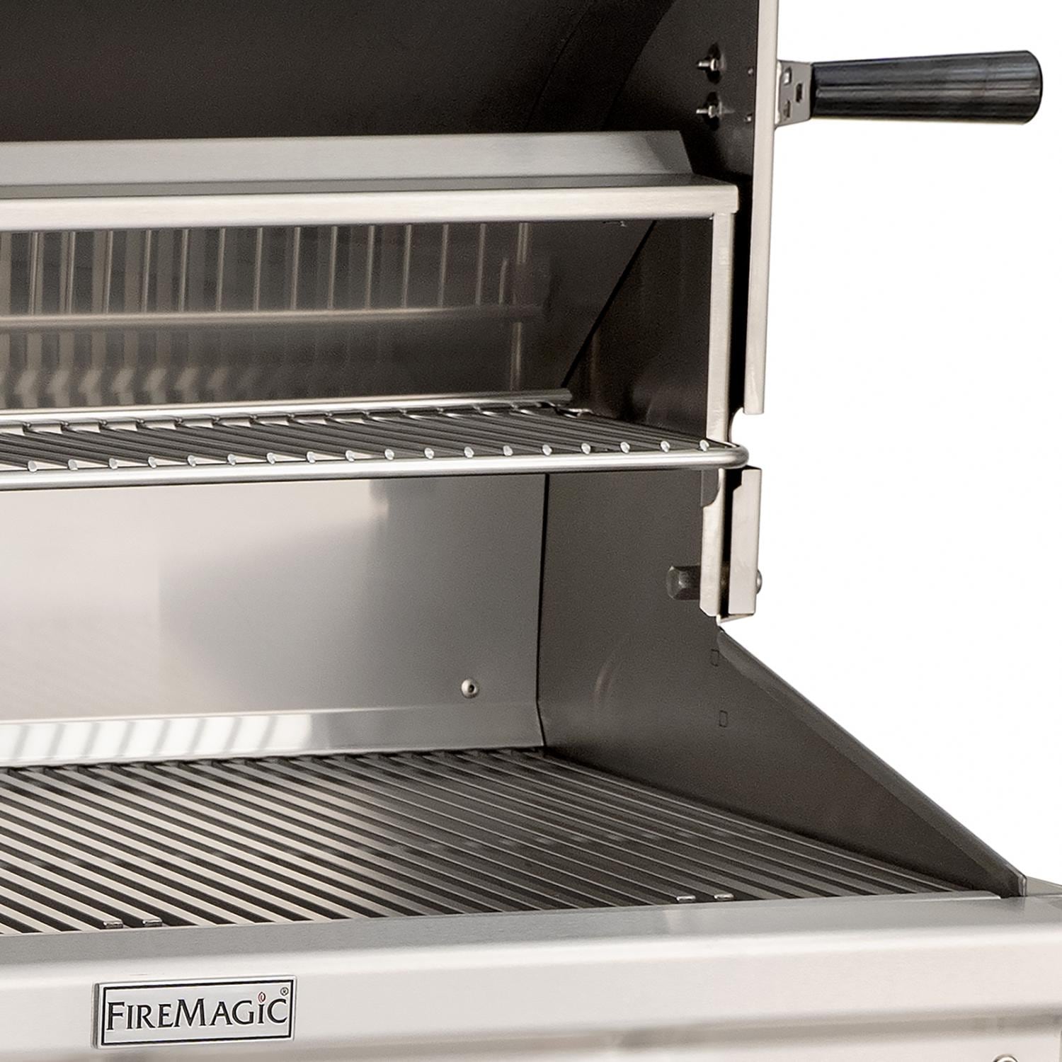 Fire Magic Choice Multi-User Accessible CMA430S 24-Inch Natural Gas Grill With Analog Thermometer On In-Ground Post - CMA430S-RT1N-G6 - Image 8