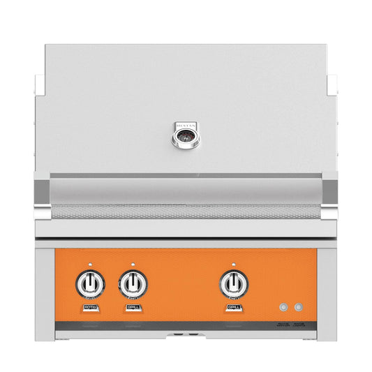 Hestan 30-Inch Built-In Natural Gas Grill W/ Sear Burner & Rotisserie - Citra - GMBR30-NG-OR - Image 1