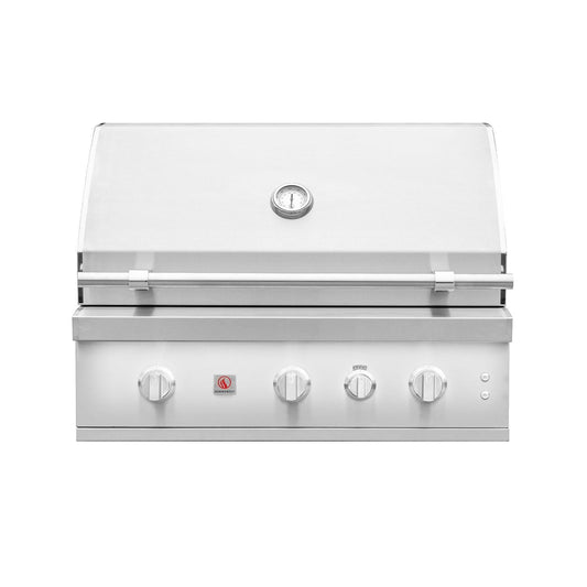 Summerset Quest 36-in 2 Burner Built-In Propane Gas Grill w/ Rear Infrared Burner, Rotisserie Kit, & Drop-In Griddle Plate - QST36-LP - Image 1