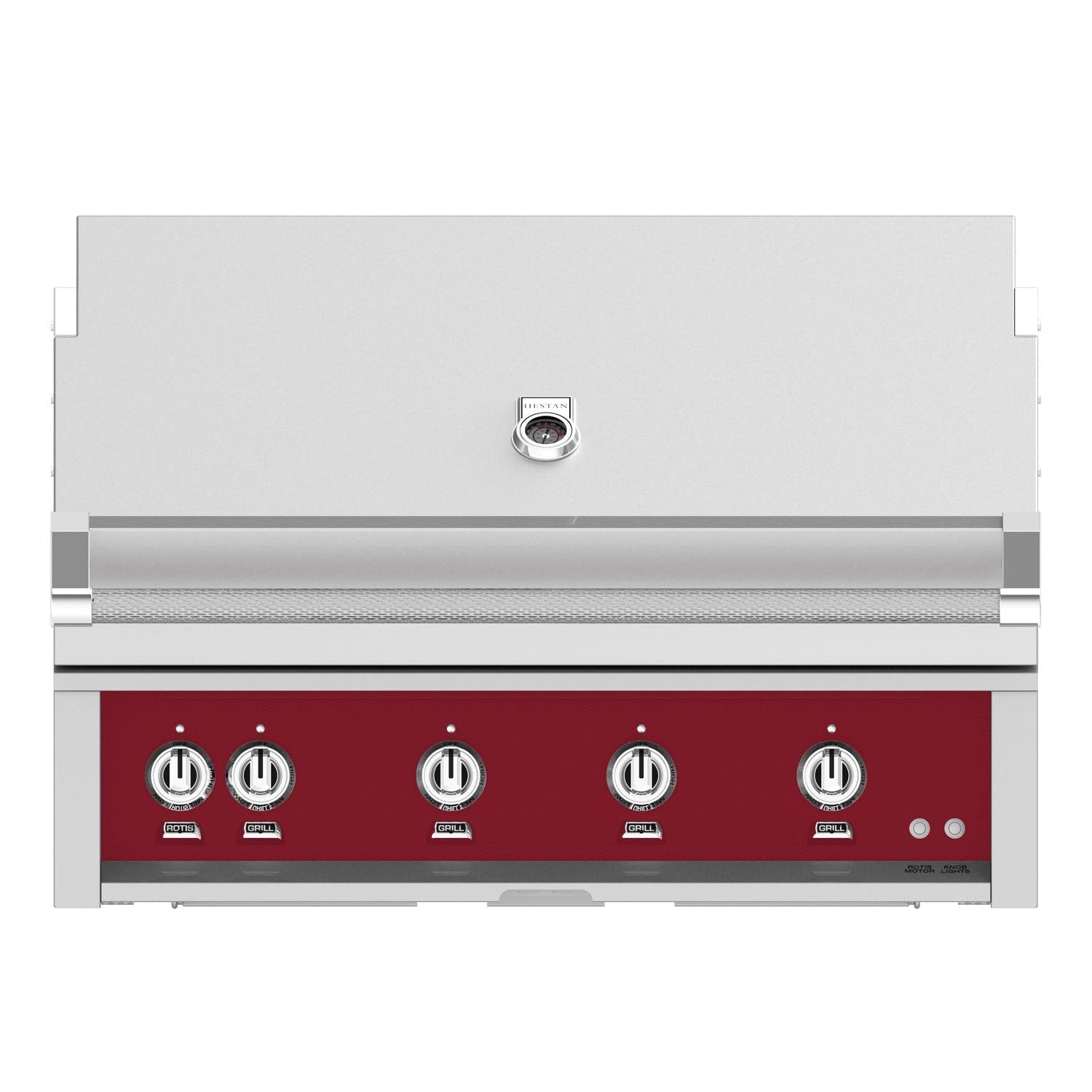 Hestan 42-Inch Built-In Natural Gas Grill W/ Sear Burner & Rotisserie - Tin Roof - GMBR42-NG-BG - Image 1