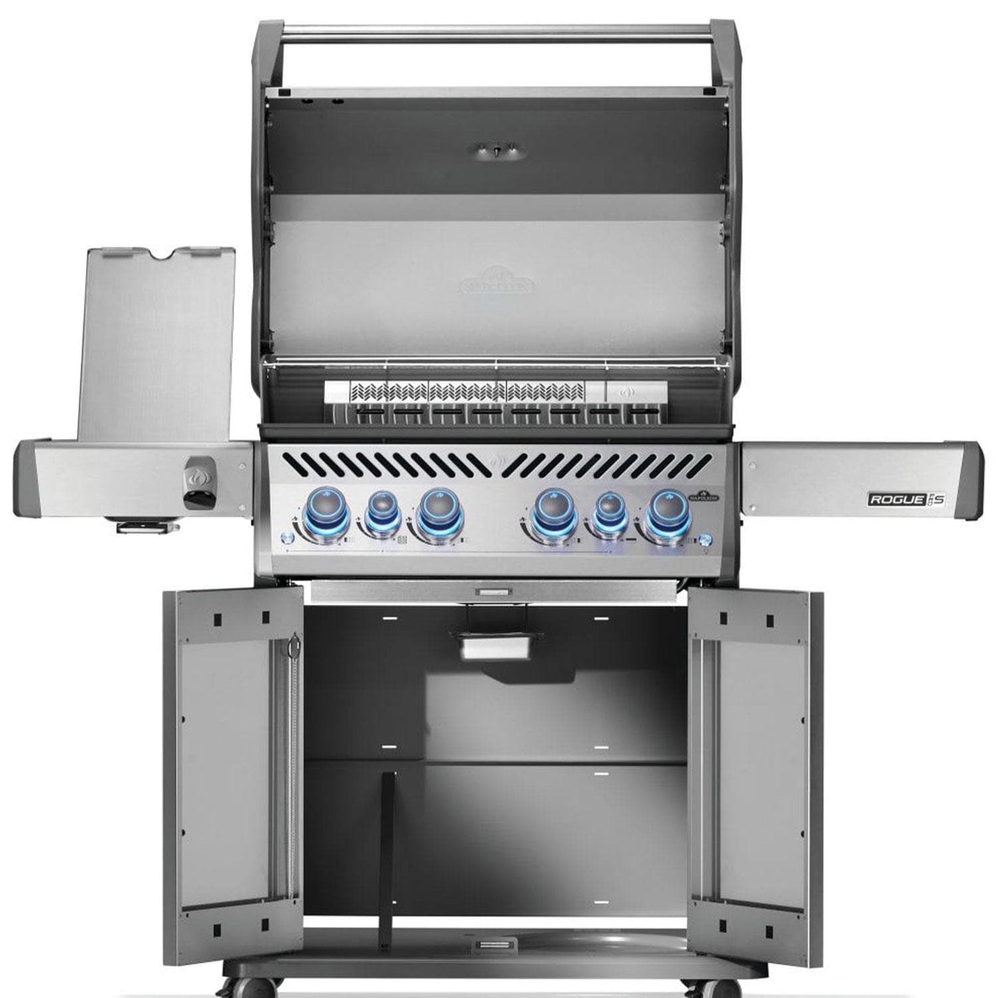 Napoleon Rogue PRO-S 525 4-Burner Propane Grill w/ Side Burner & SafetyGlow - RPS525RSIBPSS-2 - Image 12