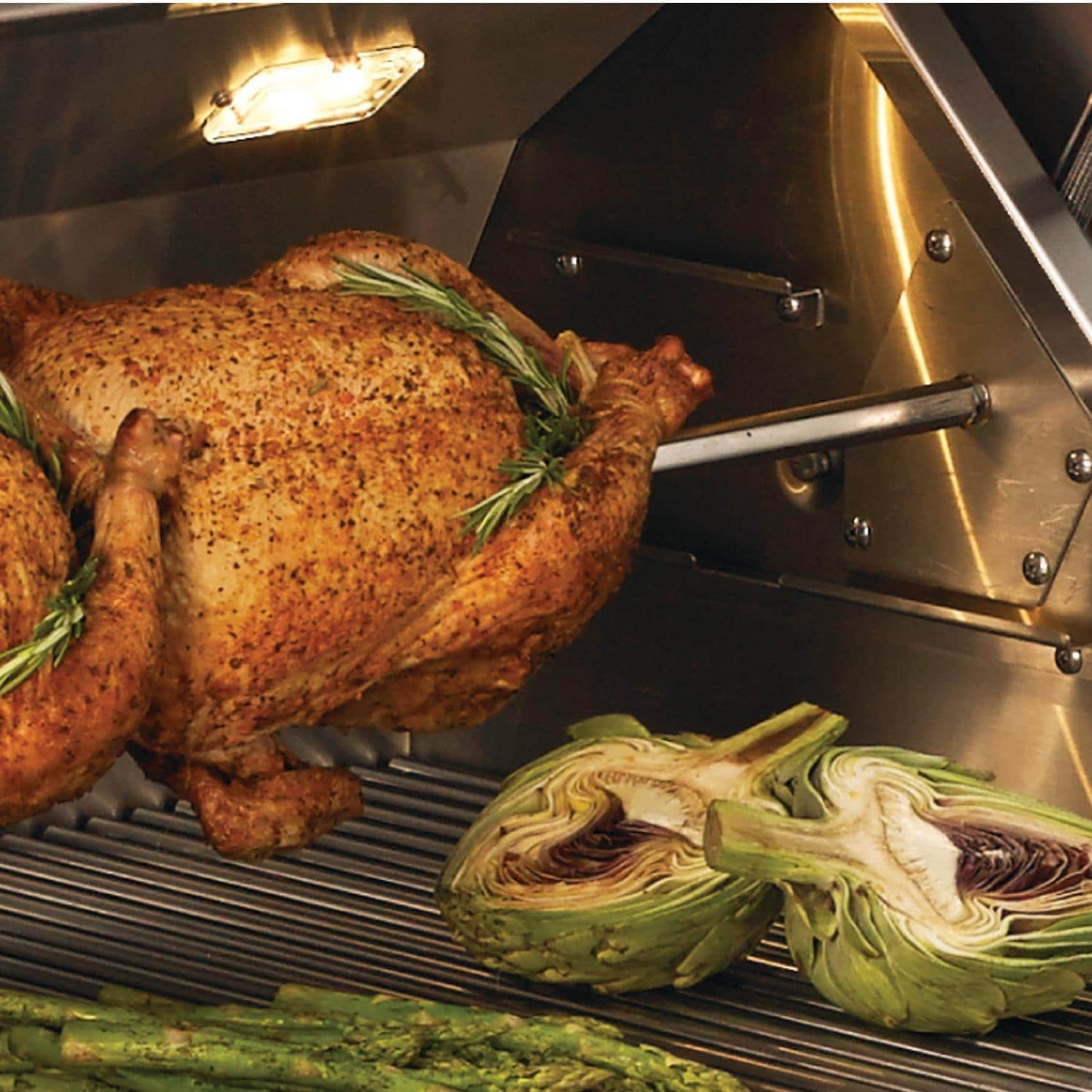 Twin Eagles Wi-Fi Controlled 36-Inch Built-In Stainless Steel Pellet Grill and Smoker with Rotisserie - TEPG36R - Image 10