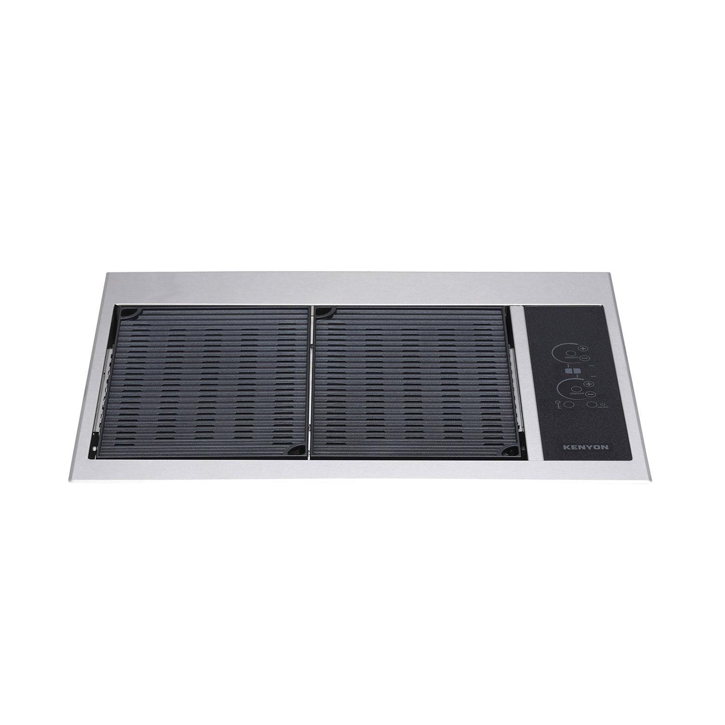 Kenyon Texan Two Zone No Lid Built-In 240V Electric Grill W/ Lite Touch Control & Mounting Holes - B70401WH - Image 1