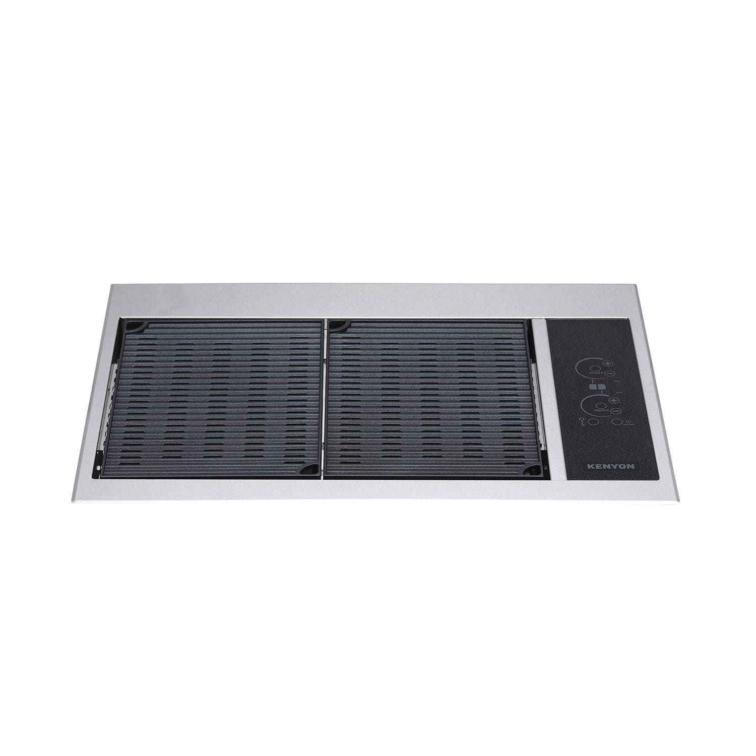 Kenyon Texan Two Zone No Lid Built-In 240V Electric Grill W/ Lite Touch Control & Mounting Holes - B70401WH - Image 1