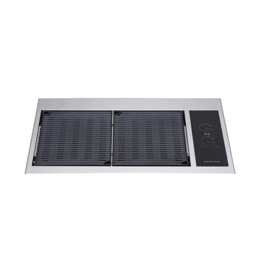 Kenyon Texan Two Zone No Lid Built-In 240V Electric Grill W/ Lite Touch Control & Mounting Holes - B70401WH - Image 1