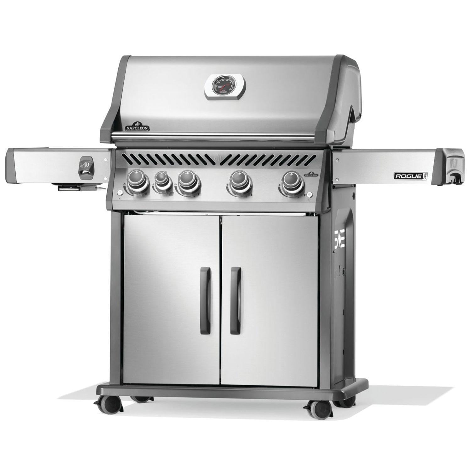 Napoleon Rogue PRO 525 4-Burner Propane Grill w/ Side Burner - RP525SIBPSS-2 - Image 8