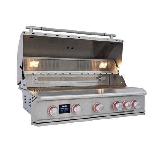 Blaze LTE PRO 40-Inch 5-Burner Built-in Natural Gas Grill w/ Digital Temperature Screen & Rear Infrared Burner - BLZ-5LTEPRO-NG - Image 1