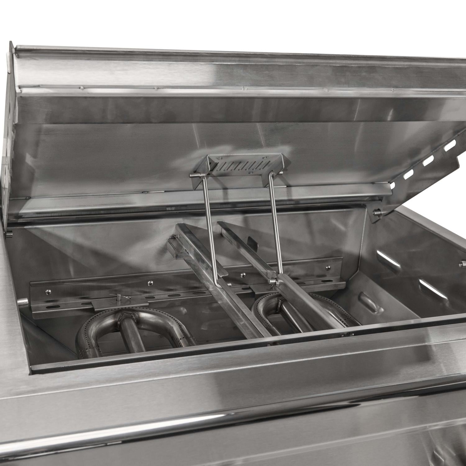 Coyote 50-in Built-In Natural Gas Grill / Flat Top Combo - C3CO50NG - Image 8