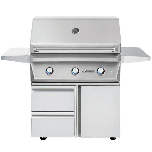 Twin Eagles 36-Inch 3-Burner Natural Gas Grill On Deluxe Cart - Image 1