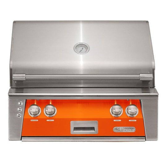 Alfresco ALXE 30-Inch Built-In Propane Grill With Sear Zone And Rotisserie in Luminous Orange - ALXE-30SZ-LP-S2005 - Image 1