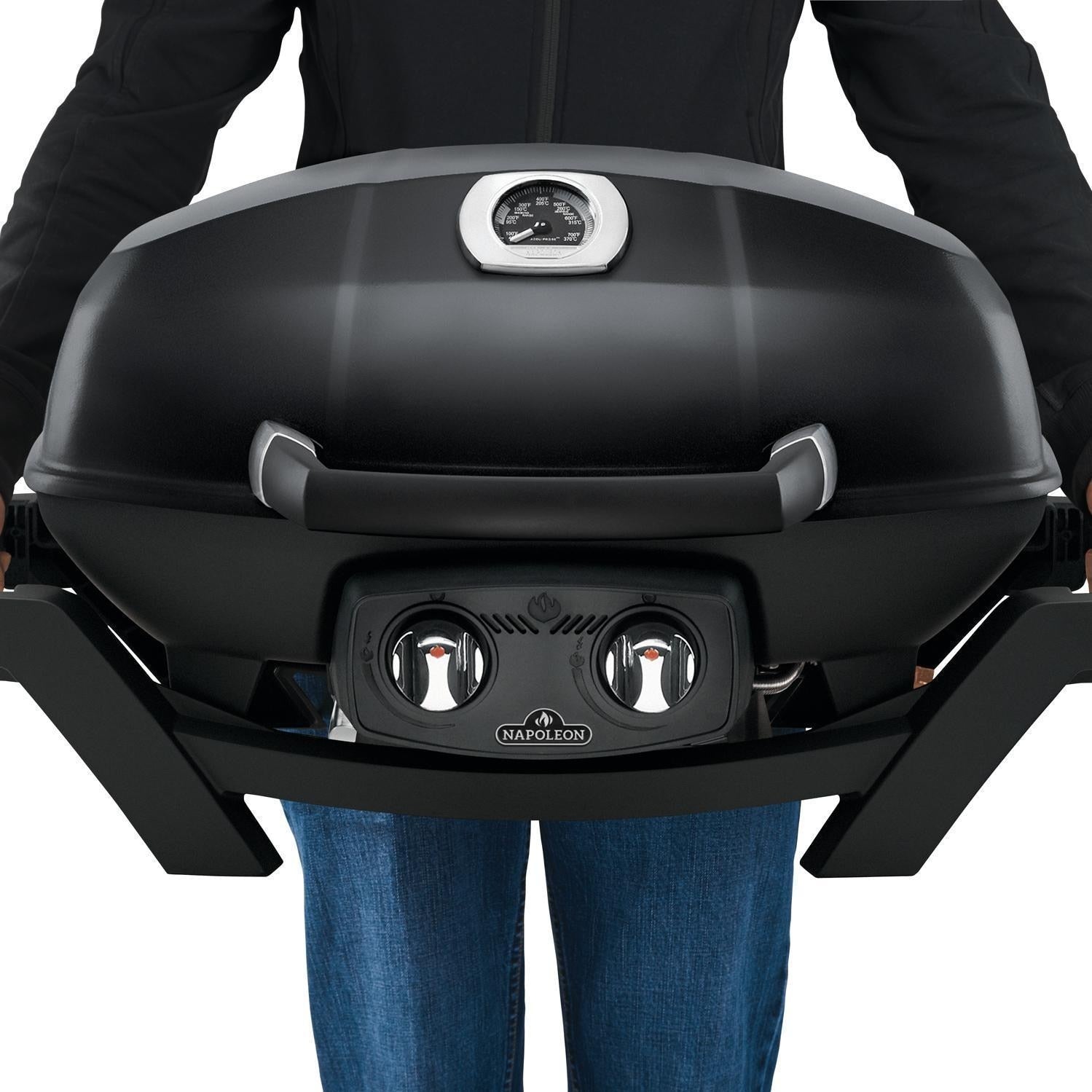 Napoleon TravelQ PRO 285 Portable Natural Gas Grill - Black - PRO285N-BK - Image 5