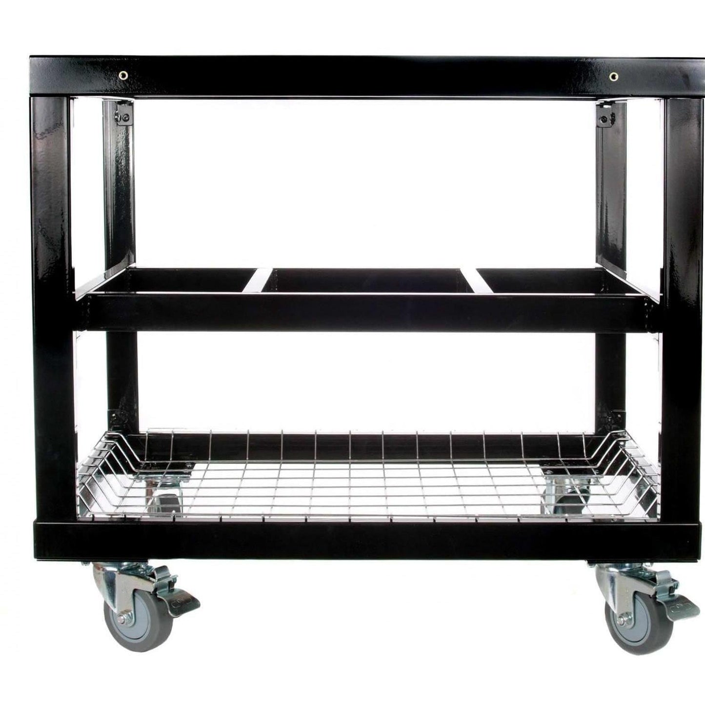 Primo Jack Daniels Edition Oval XL 400 Ceramic Kamado Grill On Steel Cart With 2-Piece Island Side Shelves And Stainless Steel Grates - PGCXLHJ (2021) - Image 3